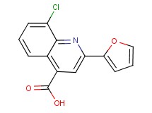 8-chloro-2-(2-furyl)quinoline-4-carboxylic acid