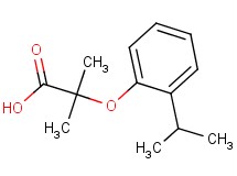 2-(2-isopropylphenoxy)-2-methylpropanoic acid