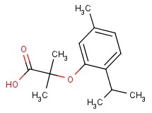 2-(2-isopropyl-5-methylphenoxy)-2-methylpropanoic acid