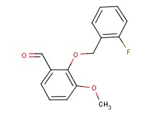 2-[(2-fluorobenzyl)oxy]-3-methoxybenzaldehyde