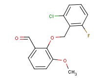 2-[(2-chloro-6-fluorobenzyl)oxy]-3-methoxybenzaldehyde