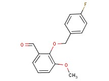 2-[(4-fluorobenzyl)oxy]-3-methoxybenzaldehyde