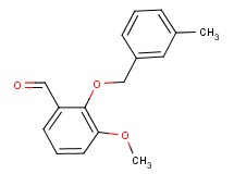 3-methoxy-2-[(3-methylbenzyl)oxy]benzaldehyde