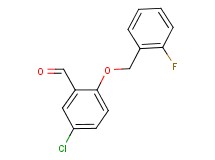 5-chloro-2-[(2-fluorobenzyl)oxy]benzaldehyde