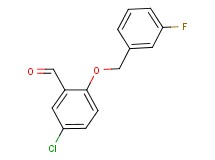 5-chloro-2-[(3-fluorobenzyl)oxy]benzaldehyde