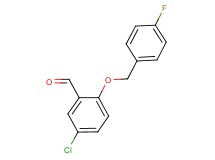 5-chloro-2-[(4-fluorobenzyl)oxy]benzaldehyde