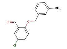 5-chloro-2-[(3-methylbenzyl)oxy]benzaldehyde
