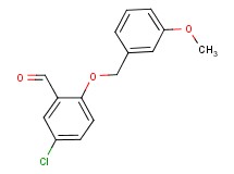 5-chloro-2-[(3-methoxybenzyl)oxy]benzaldehyde