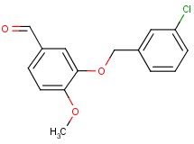 3-[(3-chlorobenzyl)oxy]-4-methoxybenzaldehyde