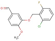 3-[(2-chloro-6-fluorobenzyl)oxy]-4-methoxybenzaldehyde