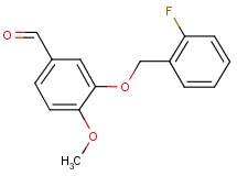 3-[(2-fluorobenzyl)oxy]-4-methoxybenzaldehyde