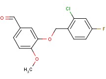 3-[(2-chloro-4-fluorobenzyl)oxy]-4-methoxybenzaldehyde