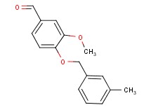 3-methoxy-4-[(3-methylbenzyl)oxy]benzaldehyde