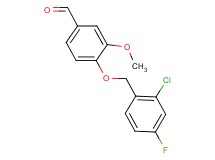 4-[(2-chloro-4-fluorobenzyl)oxy]-3-methoxybenzaldehyde