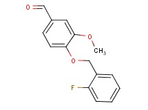 4-[(2-fluorobenzyl)oxy]-3-methoxybenzaldehyde