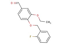 3-ethoxy-4-[(2-fluorobenzyl)oxy]benzaldehyde