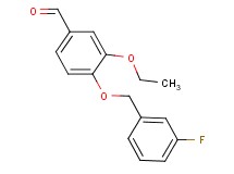 3-ethoxy-4-[(3-fluorobenzyl)oxy]benzaldehyde