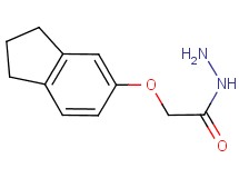 2-(2,3-dihydro-1H-inden-5-yloxy)acetohydrazide