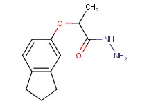 2-(2,3-dihydro-1H-inden-5-yloxy)propanohydrazide