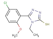 5-(5-chloro-2-methoxyphenyl)-4-ethyl-4H-1,2,4-triazole-3-thiol