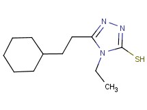 5-(2-cyclohexylethyl)-4-ethyl-4H-1,2,4-triazole-3-thiol