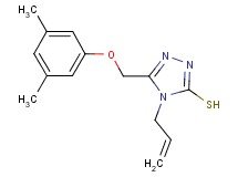 4-allyl-5-[(3,5-dimethylphenoxy)methyl]-4H-1,2,4-triazole-3-thiol