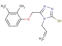 4-allyl-5-[(2,3-dimethylphenoxy)methyl]-4H-1,2,4-triazole-3-thiol