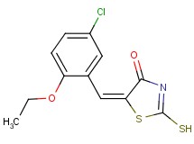 (5E)-5-(5-chloro-2-ethoxybenzylidene)-2-mercapto-1,3-thiazol-4(5H)-one