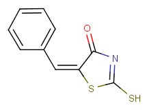 (5E)-5-benzylidene-2-mercapto-1,3-thiazol-4(5H)-one
