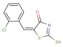 (5E)-5-(2-chlorobenzylidene)-2-mercapto-1,3-thiazol-4(5H)-one