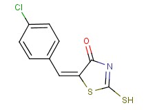 (5E)-5-(4-chlorobenzylidene)-2-mercapto-1,3-thiazol-4(5H)-one