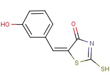 (5E)-5-(3-hydroxybenzylidene)-2-mercapto-1,3-thiazol-4(5H)-one