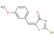 (5E)-2-mercapto-5-(3-methoxybenzylidene)-1,3-thiazol-4(5H)-one