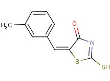 (5E)-2-mercapto-5-(3-methylbenzylidene)-1,3-thiazol-4(5H)-one