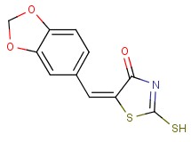 (5E)-5-(1,3-benzodioxol-5-ylmethylene)-2-mercapto-1,3-thiazol-4(5H)-one