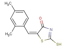 (5E)-5-(2,4-dimethylbenzylidene)-2-mercapto-1,3-thiazol-4(5H)-one