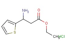 ethyl 3-amino-3-(2-thienyl)propanoate hydrochloride
