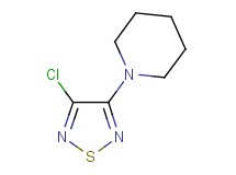 1-(4-chloro-1,2,5-thiadiazol-3-yl)piperidine