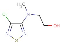 2-[(4-chloro-1,2,5-thiadiazol-3-yl)(methyl)amino]ethanol