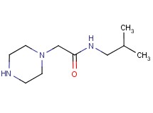 N-isobutyl-2-piperazin-1-ylacetamide