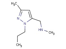 N-methyl-1-(3-methyl-1-propyl-1H-pyrazol-5-yl)methanamine