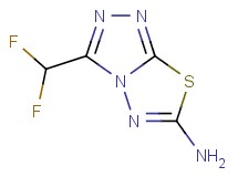 3-(difluoromethyl)[1,2,4]triazolo[3,4-b][1,3,4]thiadiazol-6-amine