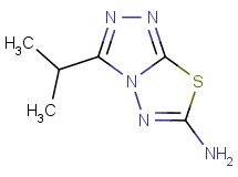 3-isopropyl[1,2,4]triazolo[3,4-b][1,3,4]thiadiazol-6-amine
