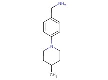 1-[4-(4-methylpiperidin-1-yl)phenyl]methanamine