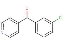 (3-chlorophenyl)(pyridin-4-yl)methanone