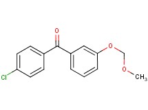 (4-chlorophenyl)[3-(methoxymethoxy)phenyl]methanone