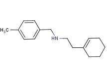 (2-cyclohex-1-en-1-ylethyl)(4-methylbenzyl)amine