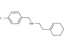 (2-cyclohex-1-en-1-ylethyl)(4-fluorobenzyl)amine