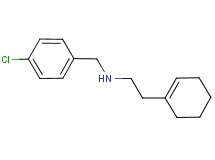 (4-chlorobenzyl)(2-cyclohex-1-en-1-ylethyl)amine