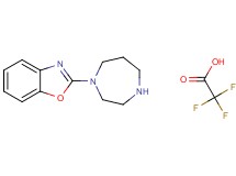 2-(1,4-diazepan-1-yl)-1,3-benzoxazole trifluoroacetate